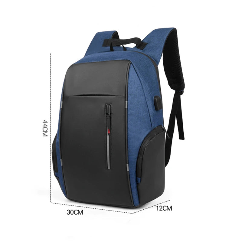 Mochila Oxford Impermeável com Carregamento USB